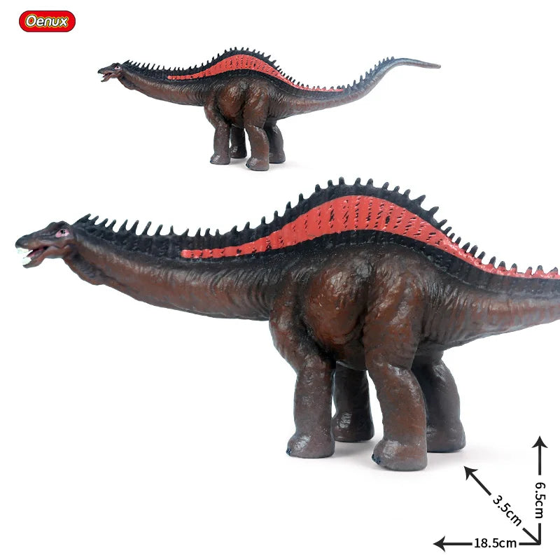 Oenux Jurassic Dinosaur Figurines T-Rex Velociraptor Spinosaurus Dilophosaurus Animal Model Action Figures Collection Kid Toy