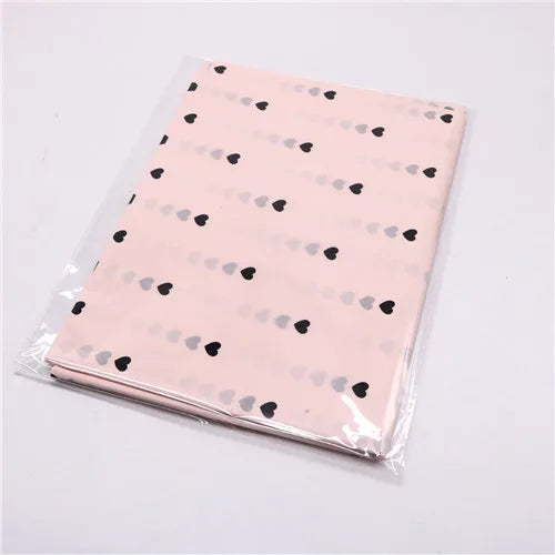 10pcs Gold Tissue Paper DIY Gift Wrapping Paper  Handmade Craft  Leopard Star Pattern  Floral Packaging Material Arts Supplies