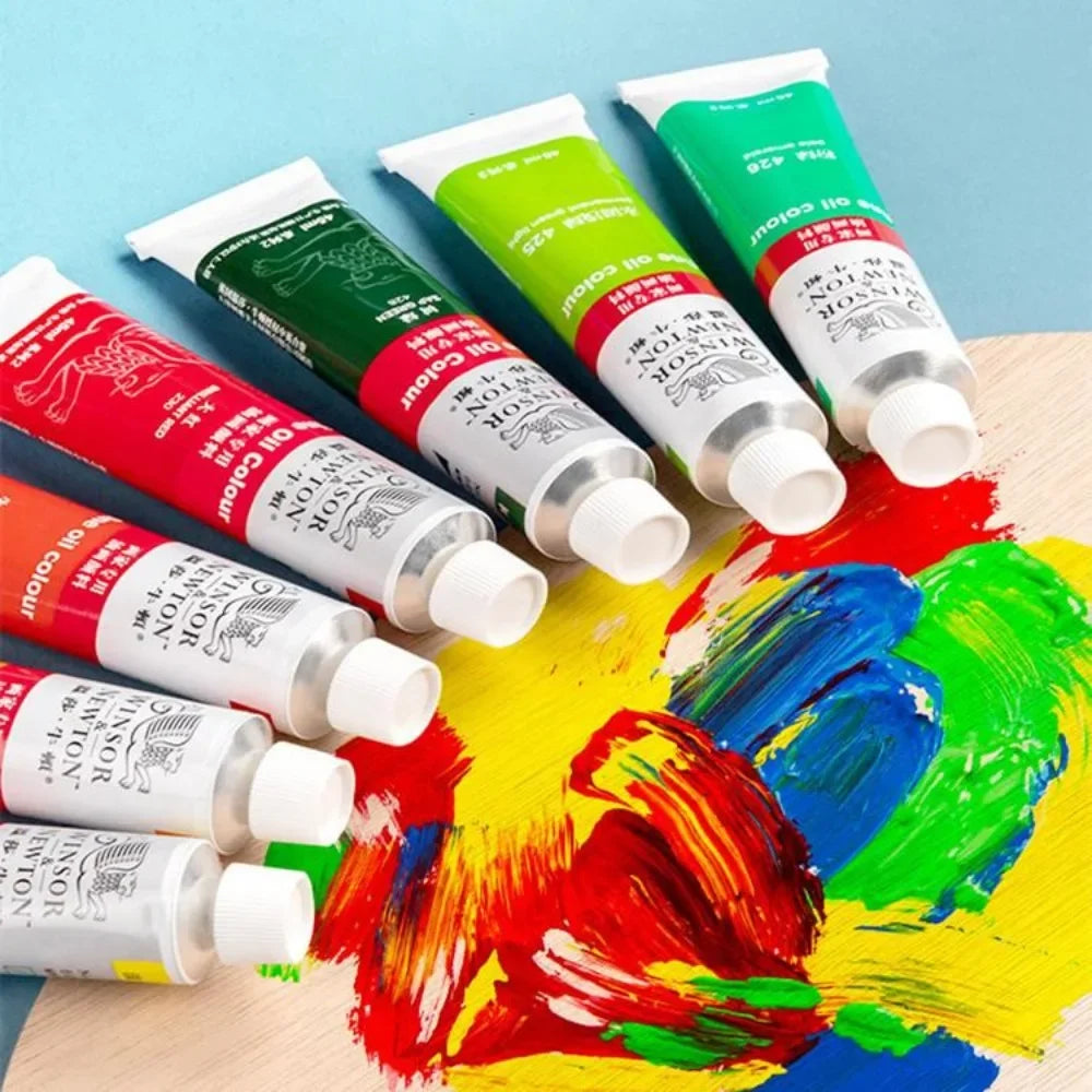 Winsor&Newton 45ML Oil Paint,Colorful Professionals Artist Drawing Tools for Canvas Wood,Crafts,Paper Art Stationery Supplies