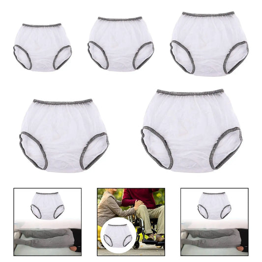 Incontinence Cover Waterproof Adult Protective Underwear Adults Cloth Diaper for Lady Old People Disabled Senior People Women