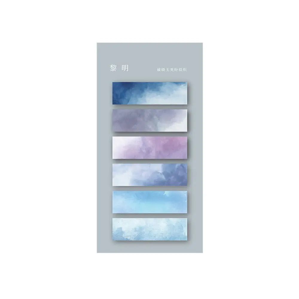 120 Sheets Morandi Color Stationery Kawaii Bookmark Posted It Sticky Notes Paper Sticker Index Memo Pad