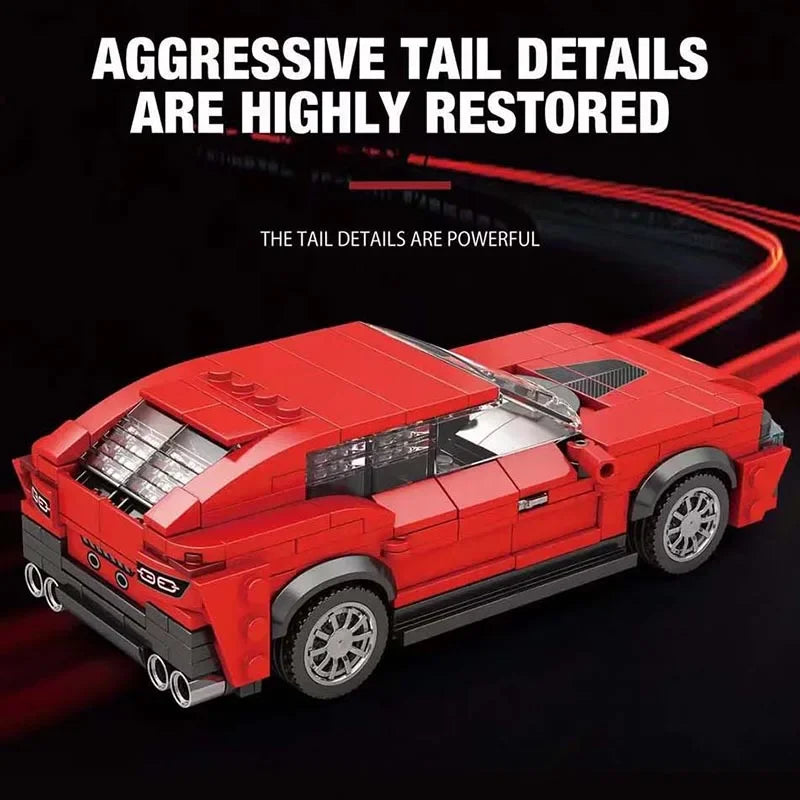 Speed Series Racing Sports Vehiclea Technique Car Supercar Building Blocks Set Bricks Classic MOC Model Toys For Kids