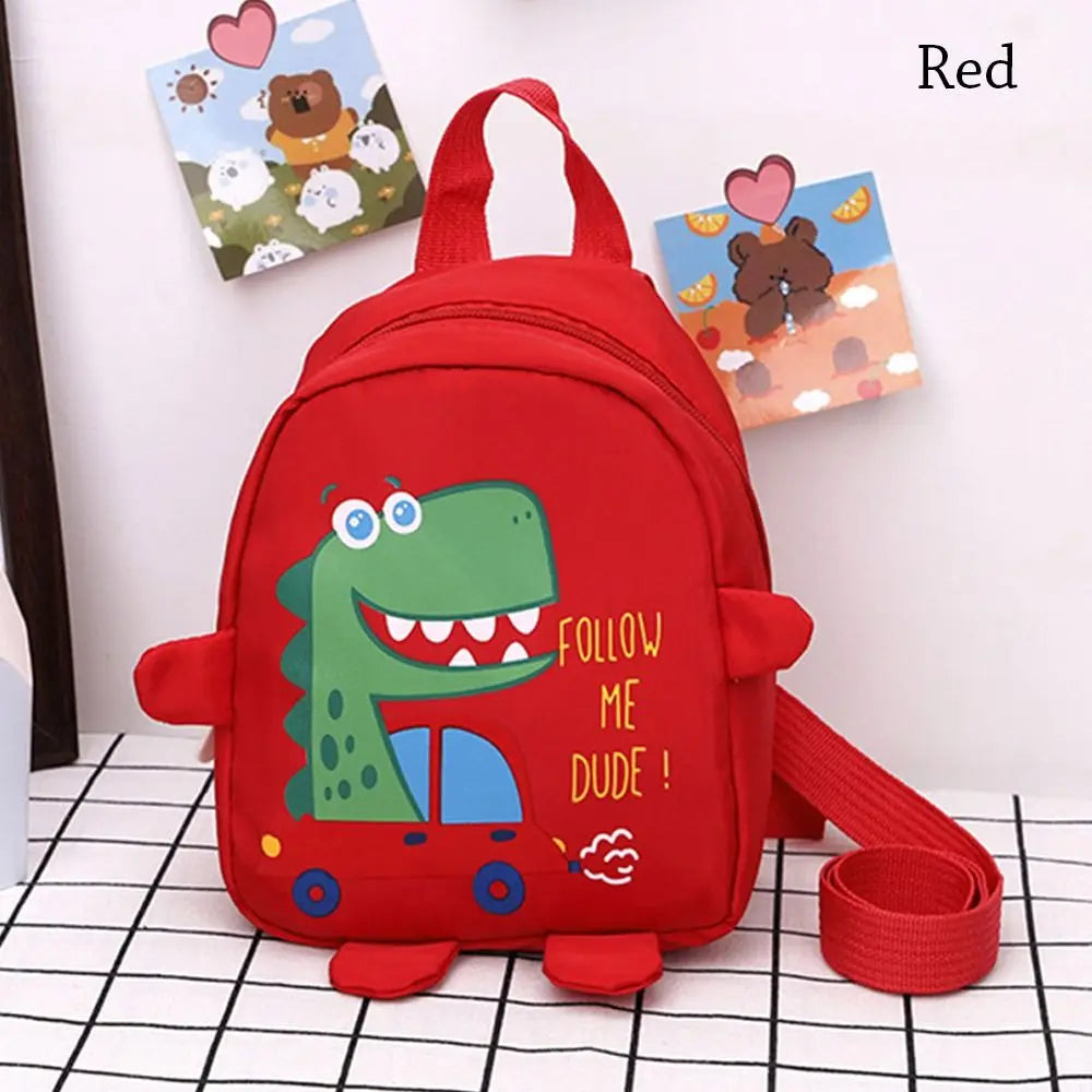 Cartoon Dinosaur Cute Toddler Rucksack Safety Harness Anti-lost Backpacks Boys Girls Kindergarten Schoolbag