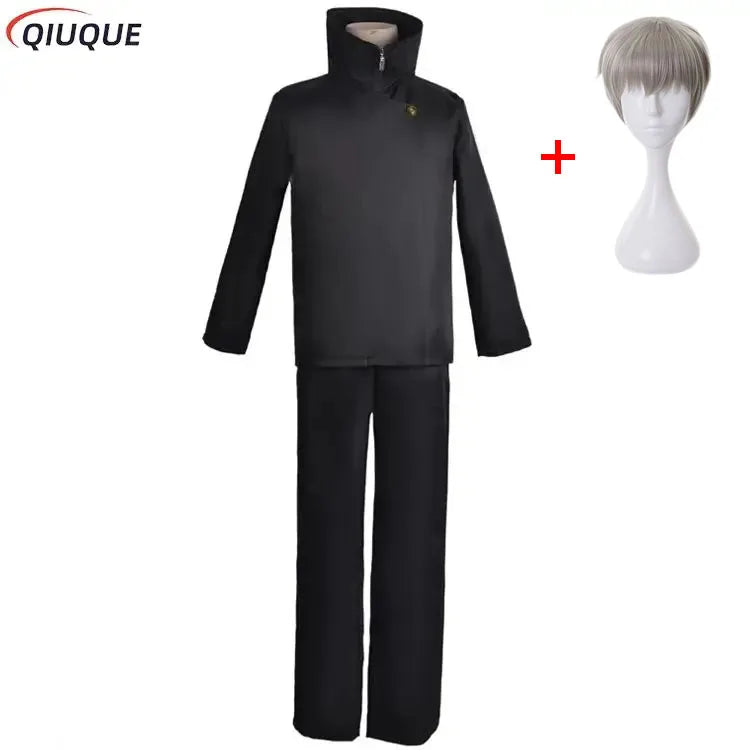Inumaki Toge Cosplay Costume Wig Unisex Halloween Party Anime Uniforms Comic Con Role Play Outfits