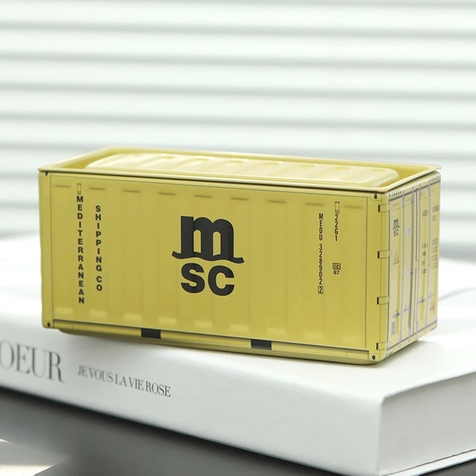 Mini Iron Storage Box Miniature Storage Iron Box Creative Decoration Collect Small Item Desktop Mini Container Model Xmas Gifts