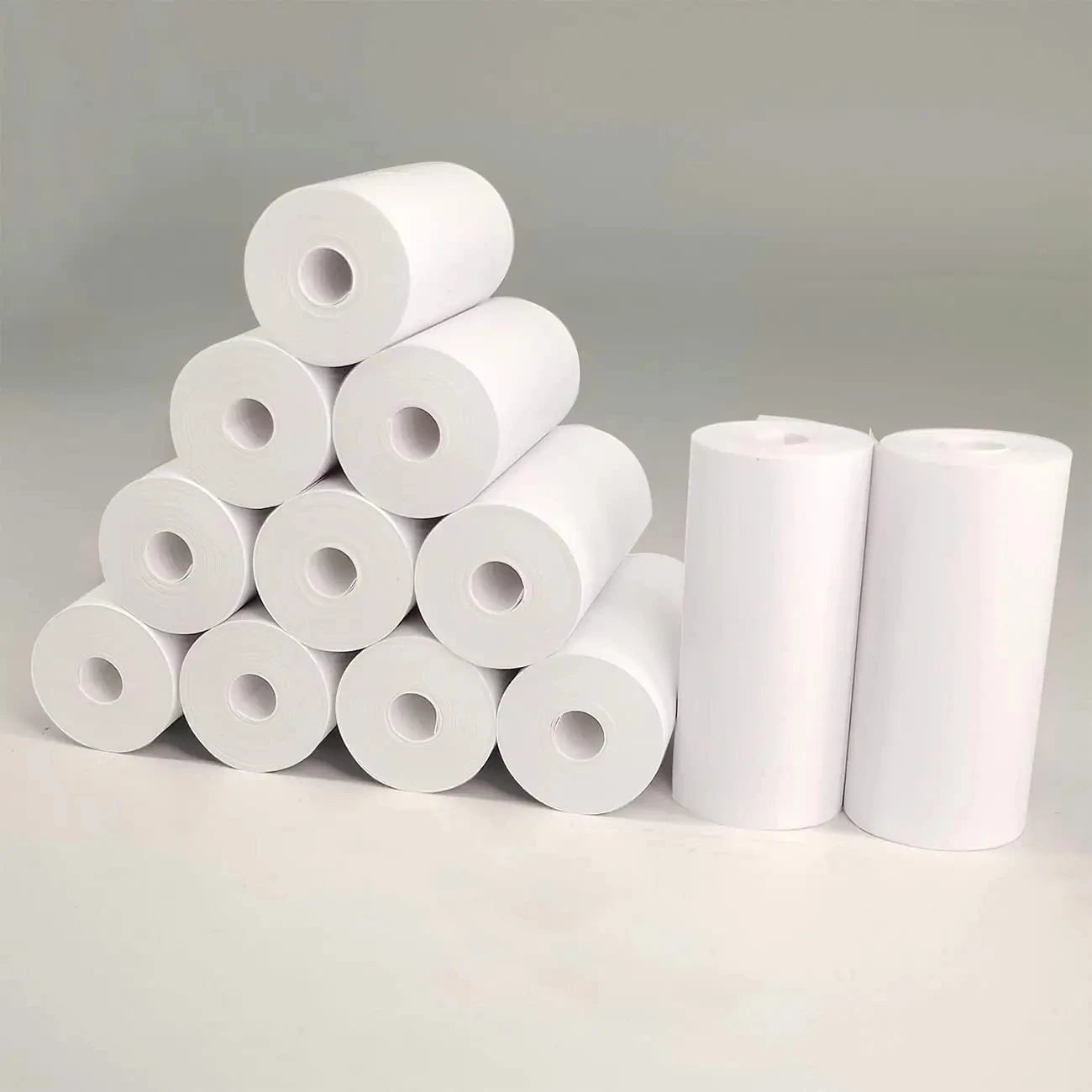 12 Rolls Kids Instant Camera Refill Print Paper Film Coreless Thermal Print For 57mm Portable Cash Registers Mobile Printer