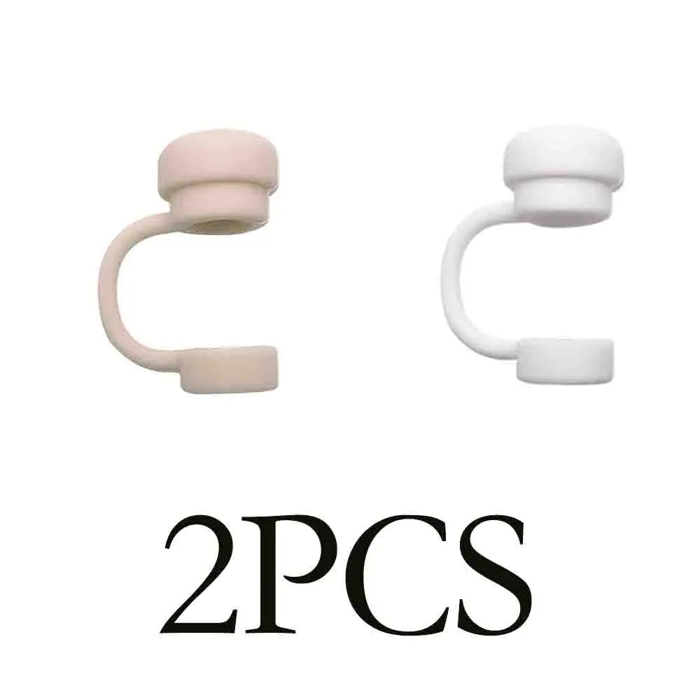 2026 Straw Covers Cap Reusable Silicone Straw Toppers For Stanley Cup Leak-Proof Dust Proof Straws Cover Tumbler Accessories