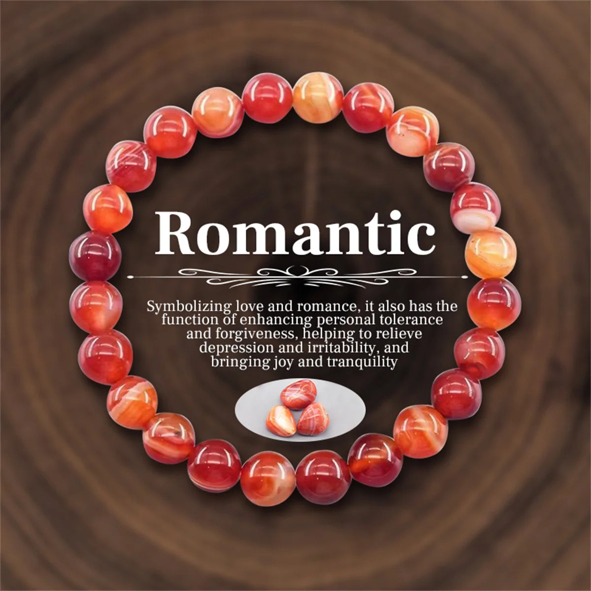 8mm Natural Stone Beaded Bracelets For Women Men Bring Wealth Love Energy Protection Crystal Beads Bracelets Meditation Jewelry