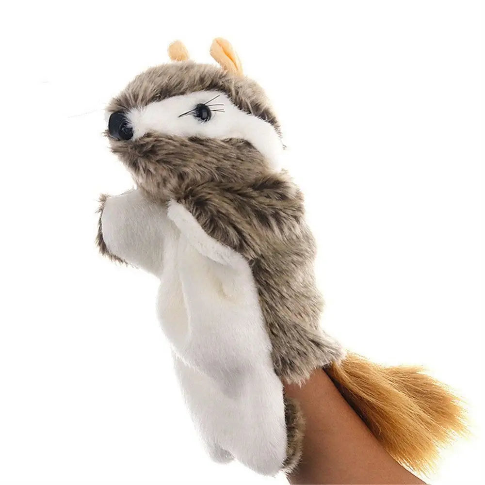 25cm Animal Hand Puppet Plush Toy Hand Doll Telling Story Dolls Toy Glove Puppets Early Learning Educational Toys Gifts for Kids