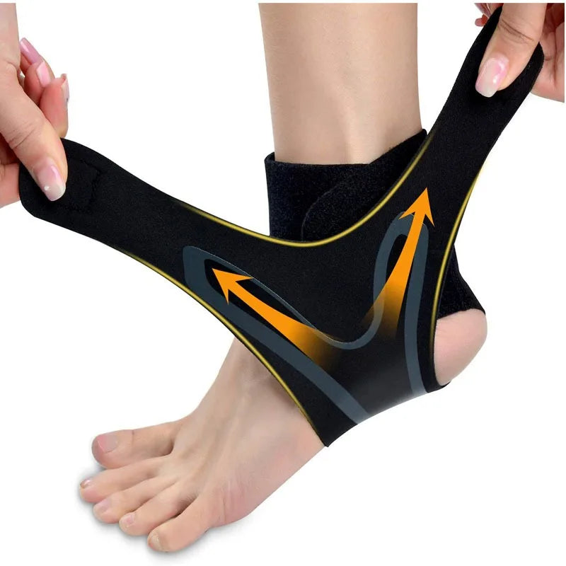Adjustable Ankle Brace for Sports Injury Recovery Compression Support Wrap for Pain Relief and Stability