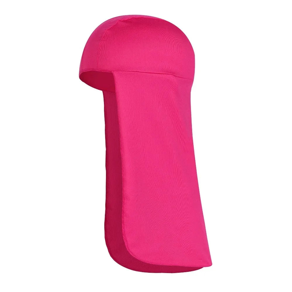 Elastic Sun Shade Hat Cooling Cap Neck Protector Sports Long Tail Riding Hiking Cap Hard Hat Lining