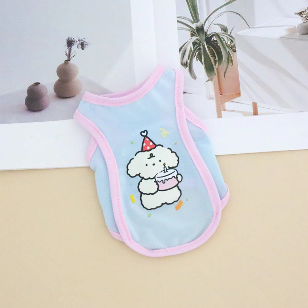 Cat and dog cool breathable cooling clothing pet summer cool clothes comfortable cool vest Teddy corgi XS-6XL
