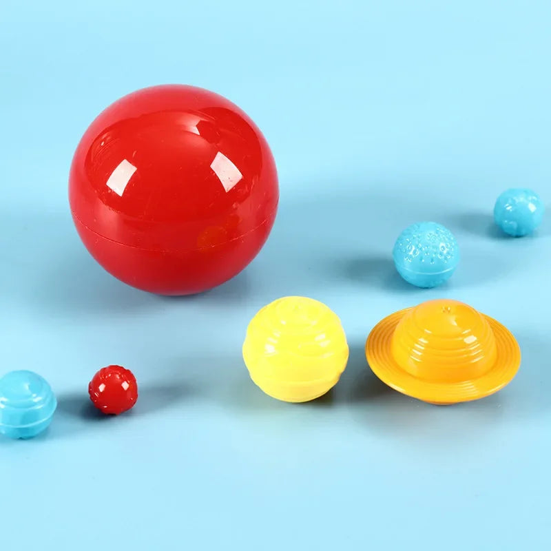 1Set Solar System Nine Planets Model Science Kit DIY Assembly Parent-child Interaction Planetarium Toy Educational Toy