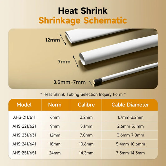 Industrial Label Printer E1000 PRO Portable Heat Shrink Tube Label Printer Compatible Brother HSE-231 HSE-631 for Marking Cable