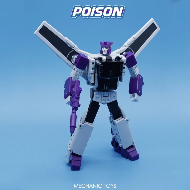 Triple Changers Transformation Steel Battle MFT MS27 MS-27 Mini Warrior Action Figure Robot Toys Collection Gifts