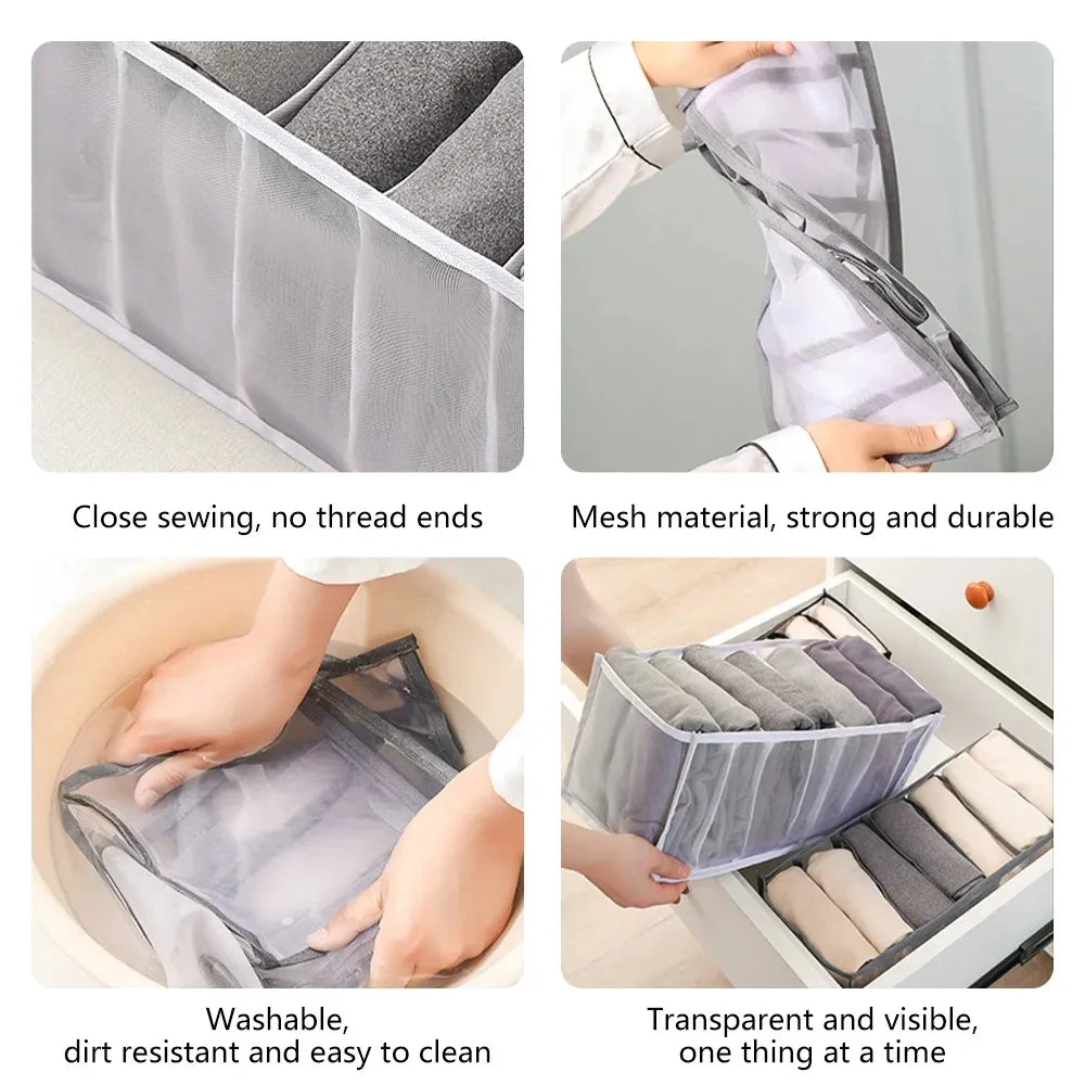 Jeans Organization Storage Box Closet Organizer Clothing Organization System Drawer Organizers Cabinet Pants Storage Organizer