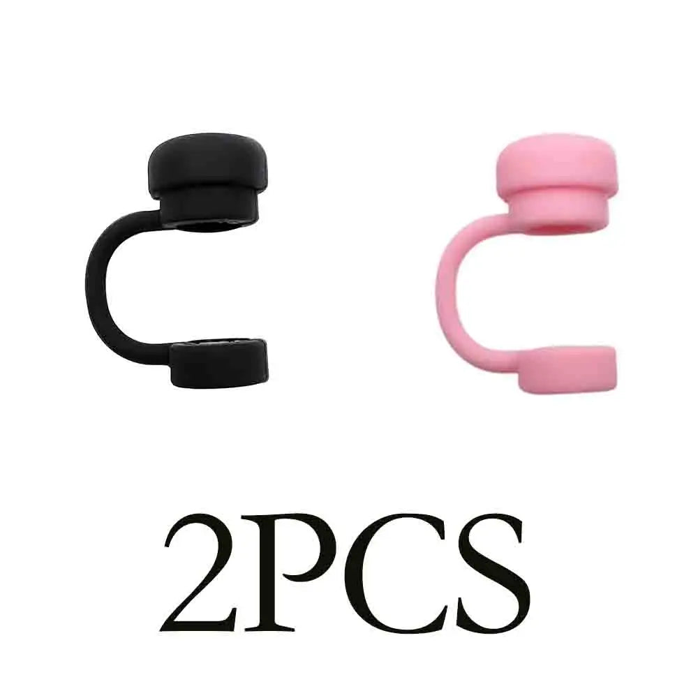 2026 Straw Covers Cap Reusable Silicone Straw Toppers For Stanley Cup Leak-Proof Dust Proof Straws Cover Tumbler Accessories
