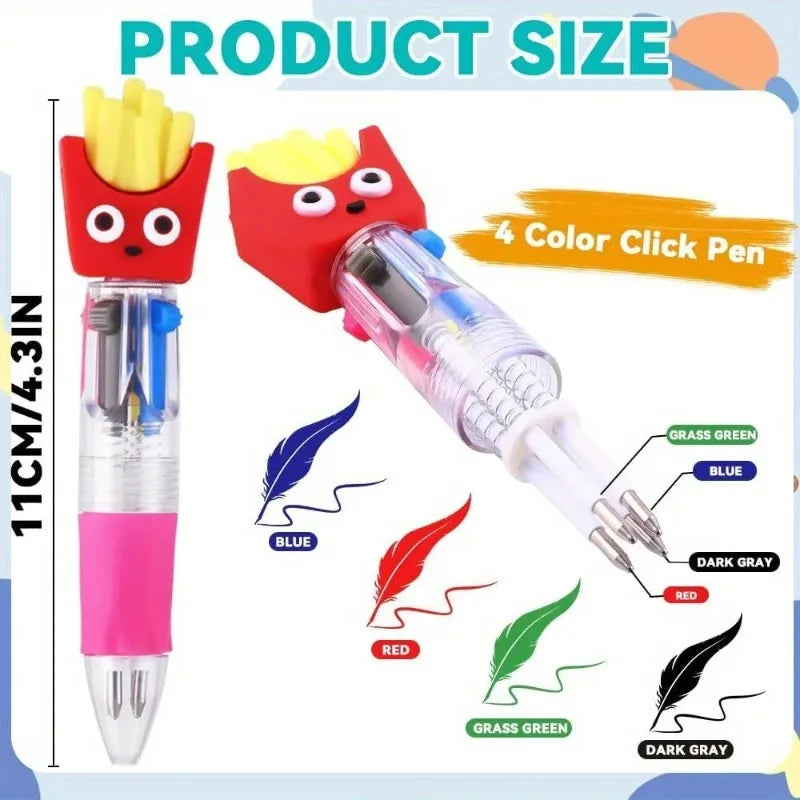 1-100PCS/Lot Kawaii Cute Cartoon Mini Ballpoint Pen Unicorn Flamingo Retractable Stationery Gift for School & Office Supplies
