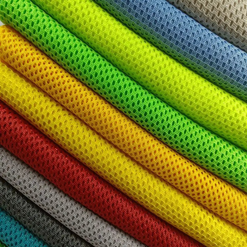 High-grade Black Fishnet Mesh Fabric By Meters for Chairs Bags Cradles Sewing Plain Summer Polyester Textile Wearable Breathable