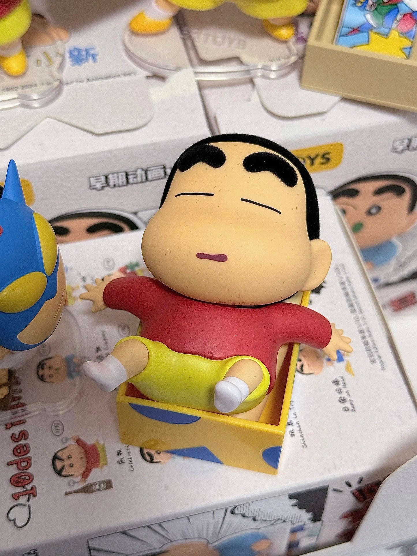 Crayon Shin Chans Shinnosuke Nohara ShinEarly Ancient Potato Series Blind Box Action Figure  Desktop Ornaments Doll Toys Gifts