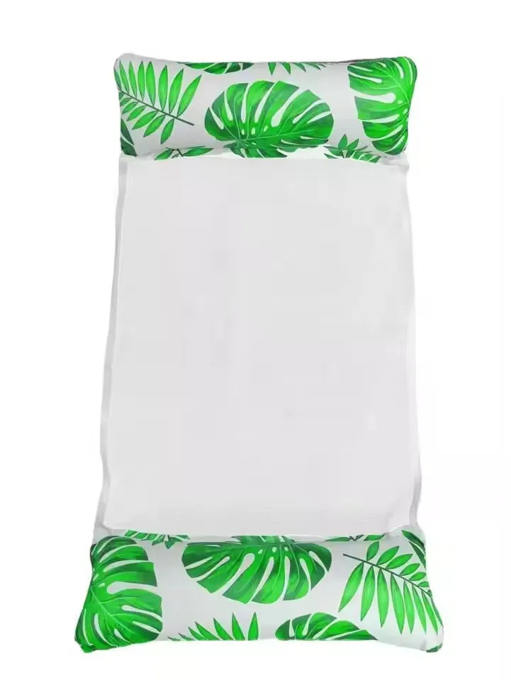 Summer Foldable Water Hammock Swimming Pool Inflatable Air Mattress for Swimming Beach Lounger Floating Sleeping Bed Chair