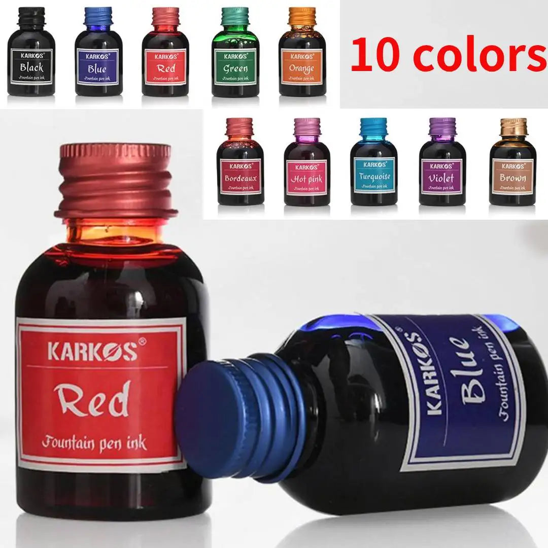 Pure Colorful Fountain Pen Ink Universal Refill Ink Stationery School Brand New Product Peace And Happiness 30ml