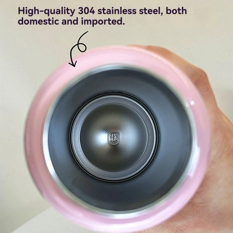 TYESO Thermos Bottle Car Insulated Flask Water Tumbler for Outdoor Sports Travel Vacuum Flasks Stainless Steel Thermal Cup