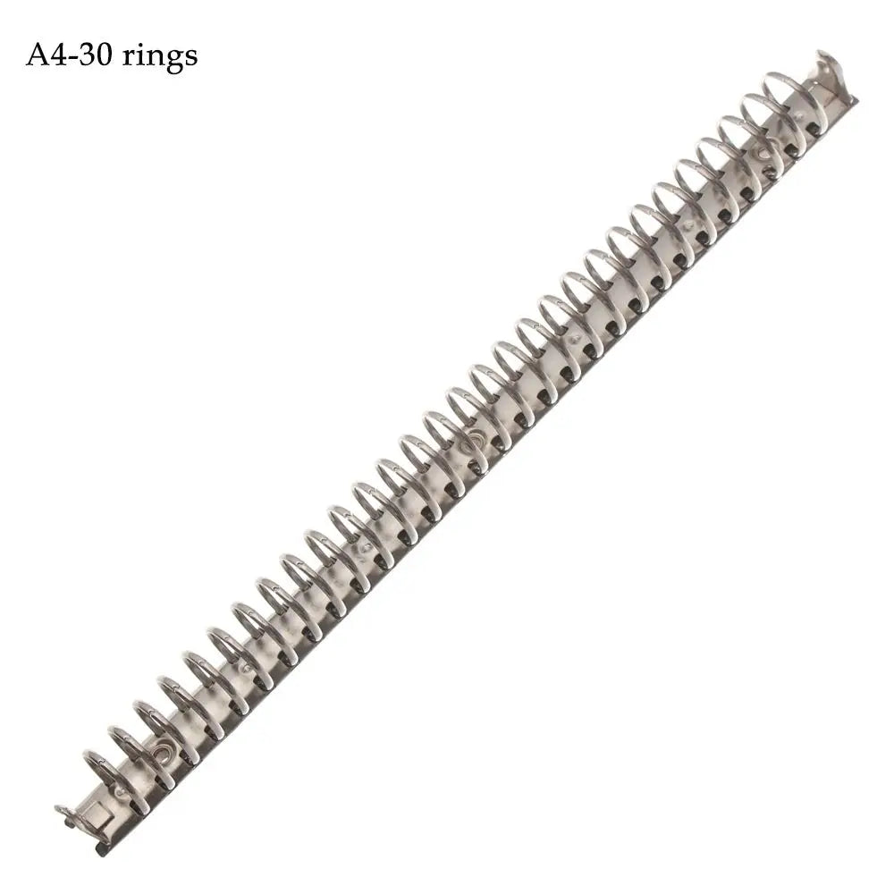 A4/B5/A5/A6/A7 Metal Spiral Rings Binder Clip Loose-leaf File Folder Clip Notebook Accessory Stationery