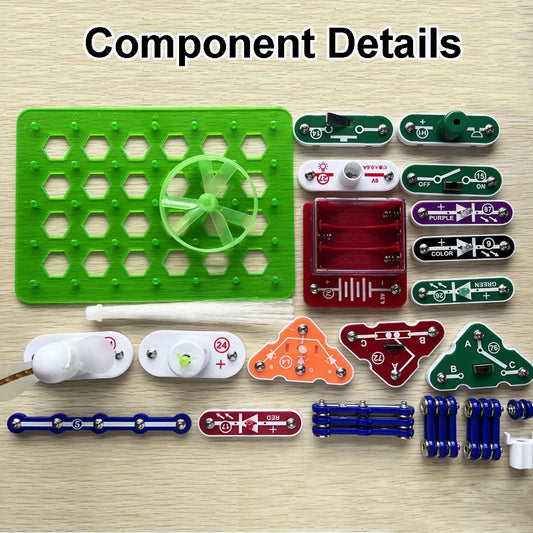 New Science Experiments Kits Circuits Electronic For Kids 30 Piece Circuito Electrico niños For Children STEM Toys Science Kits
