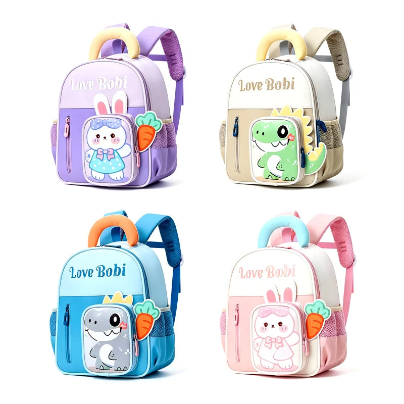 Children’s School Bag Waterproof Hard-Wearing Reflective Safe Shoulder Straps Detachable Breathable Spine-Supporting Rucksack