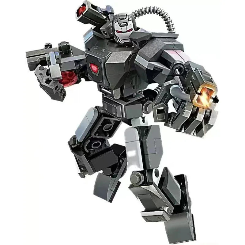 76270 76302 Superhero Bricks Avengers Thor Iron Man Thanos Assemble Compatible Action Figure Toy Building Blocks Model Ornament