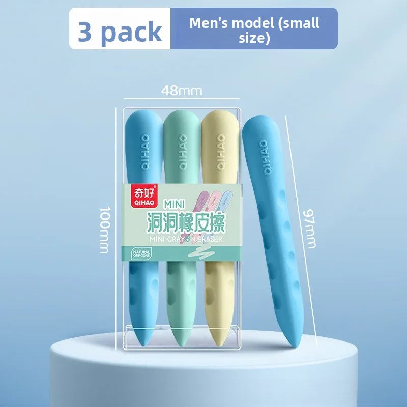 Ultra-large hole eraser for primary school students, child-friendly creative large-size eraser with no residue and no dust