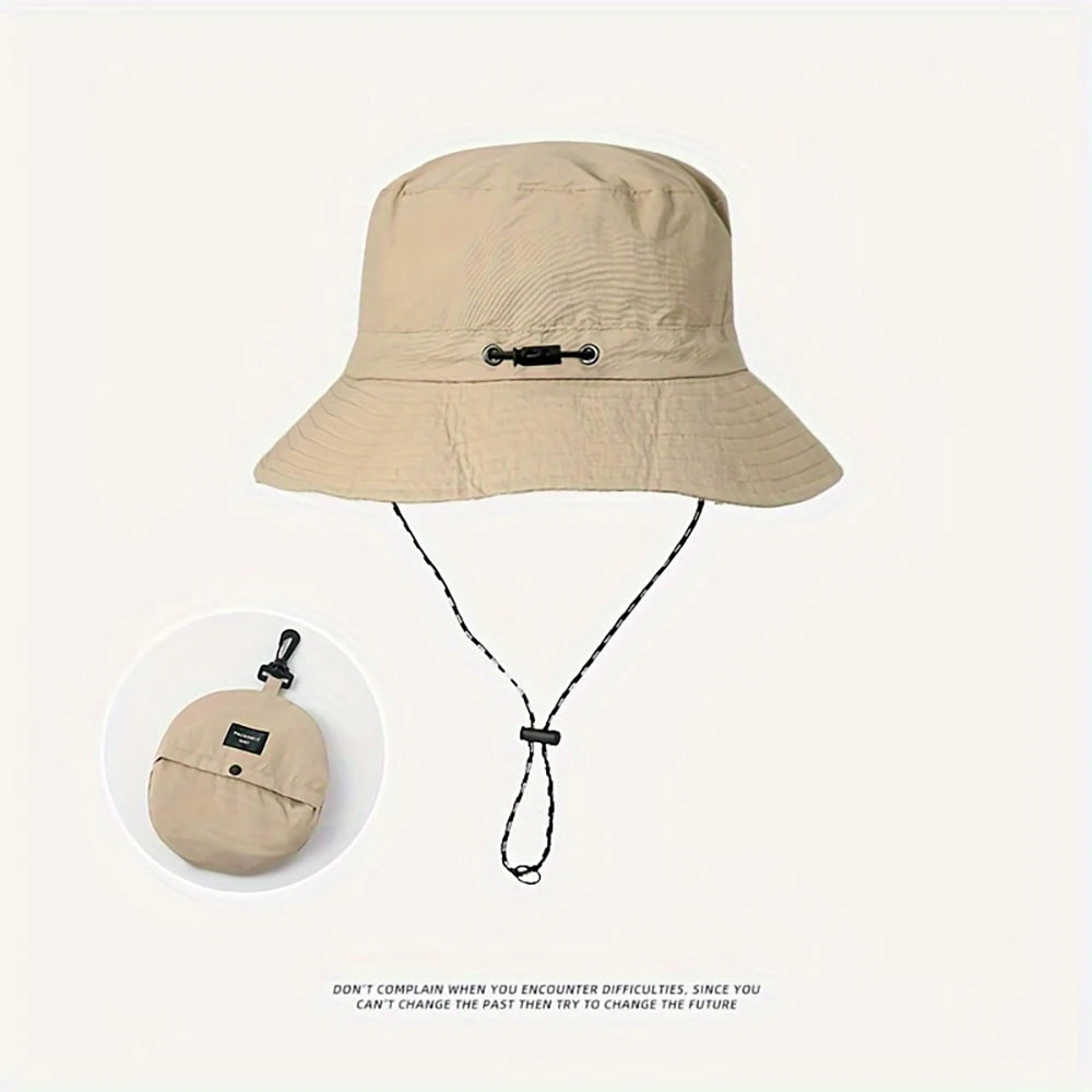 Summer Sun Hats UV Protection Outdoor Hunting Fishing Cap For Men Women Hiking Camping Visor Bucket Hat Neck Flap Fisherman Hat