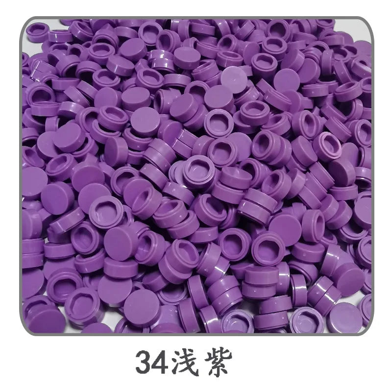 500pcs 1x1 Round  98138 Pixel Art Remix Building Block Toy Mosaic Drawing Series