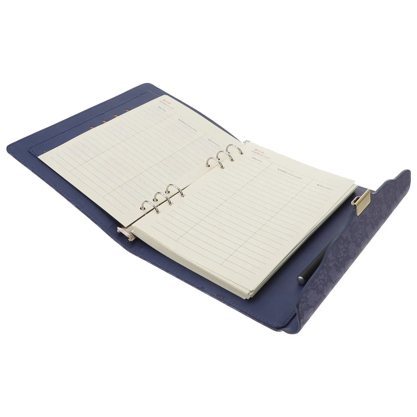 Business Notebook PU A5 Notepad with Three Digit Combination Lock Lockable Personal Secret Diary Office Daily Planning Journal