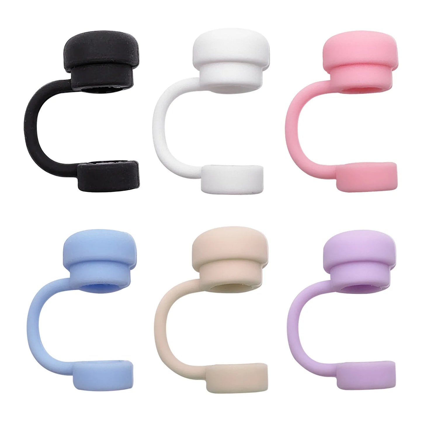 2026 Straw Covers Cap Reusable Silicone Straw Toppers For Stanley Cup Leak-Proof Dust Proof Straws Cover Tumbler Accessories