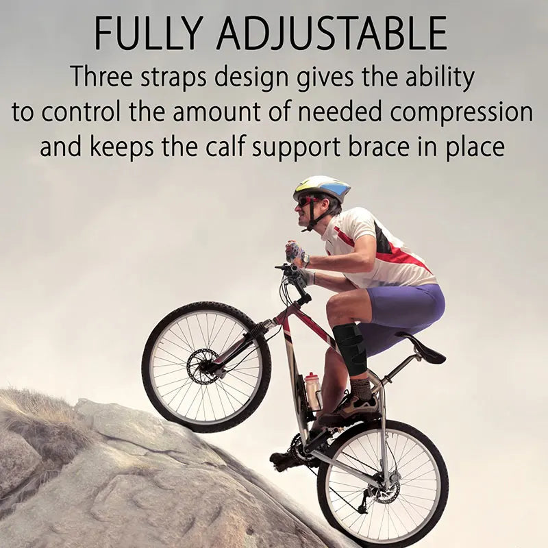 Tcare 1PC Calf Brace Torn Muscle Shin Splint Brace Lower Leg Neoprene Runners Injury Strain Tear Splints Calf Compression Sleeve