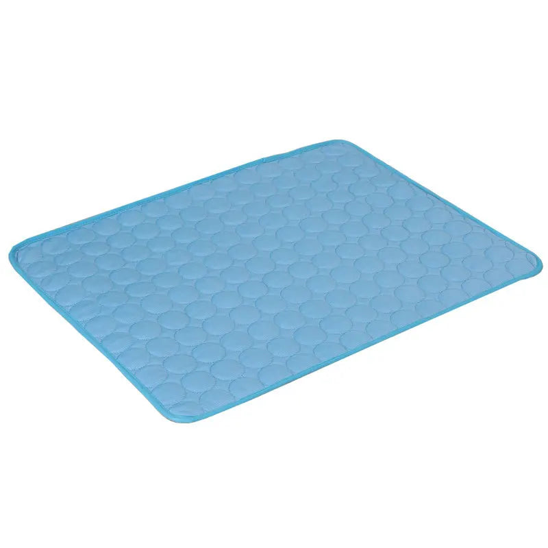 Summer Pet Ice Pad Cool Sleeping Mat Breathable Ice Silk Washable Pet Bed Durable Dog Cat Cushion Pet Supplies for Home Outdoor