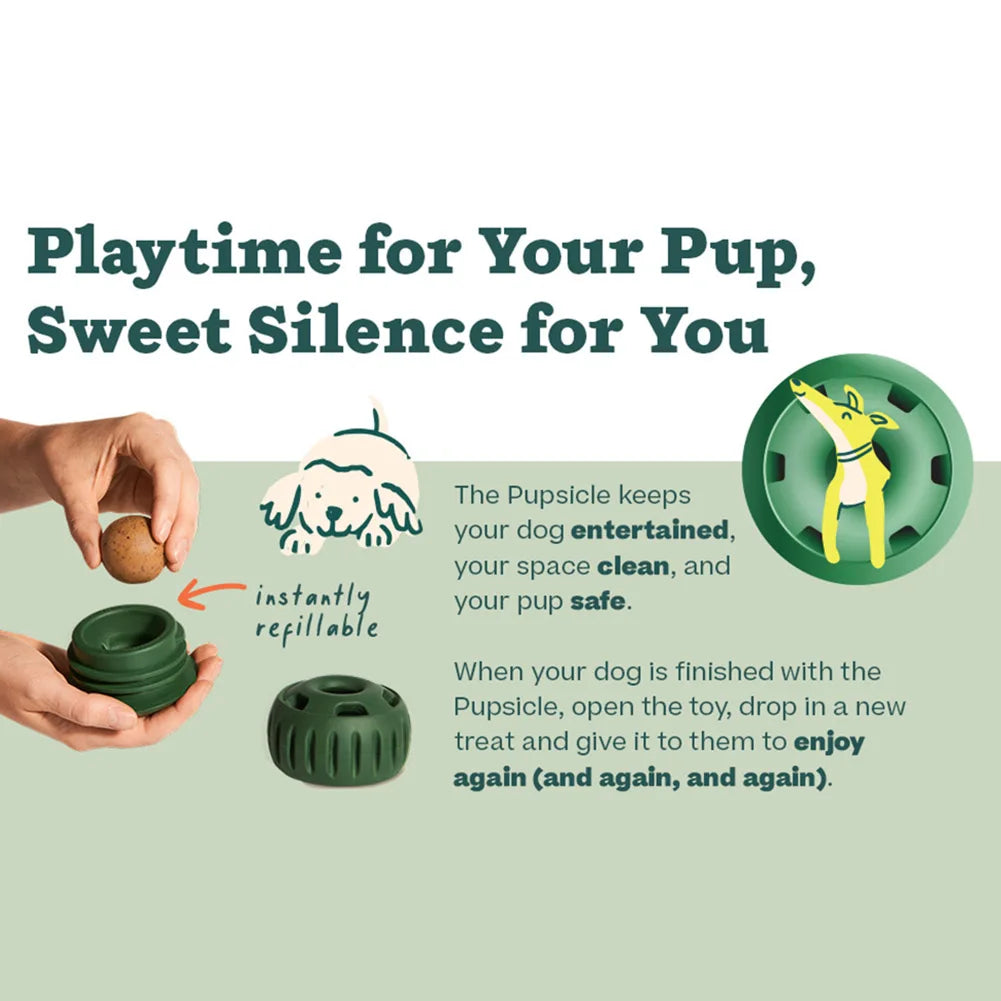 Silicone Fillable Dog Toys Maken Frozen Food Tray Summer Cooling Ease Dog Anxiety Teeth Cleaning Slow Feeding Dog Toys Supplies