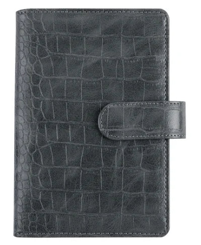 New Color A5A6 Crocodile Pattern DIY Binder Notebook Cover Diary Agenda Planner Paper Cover School Stationery