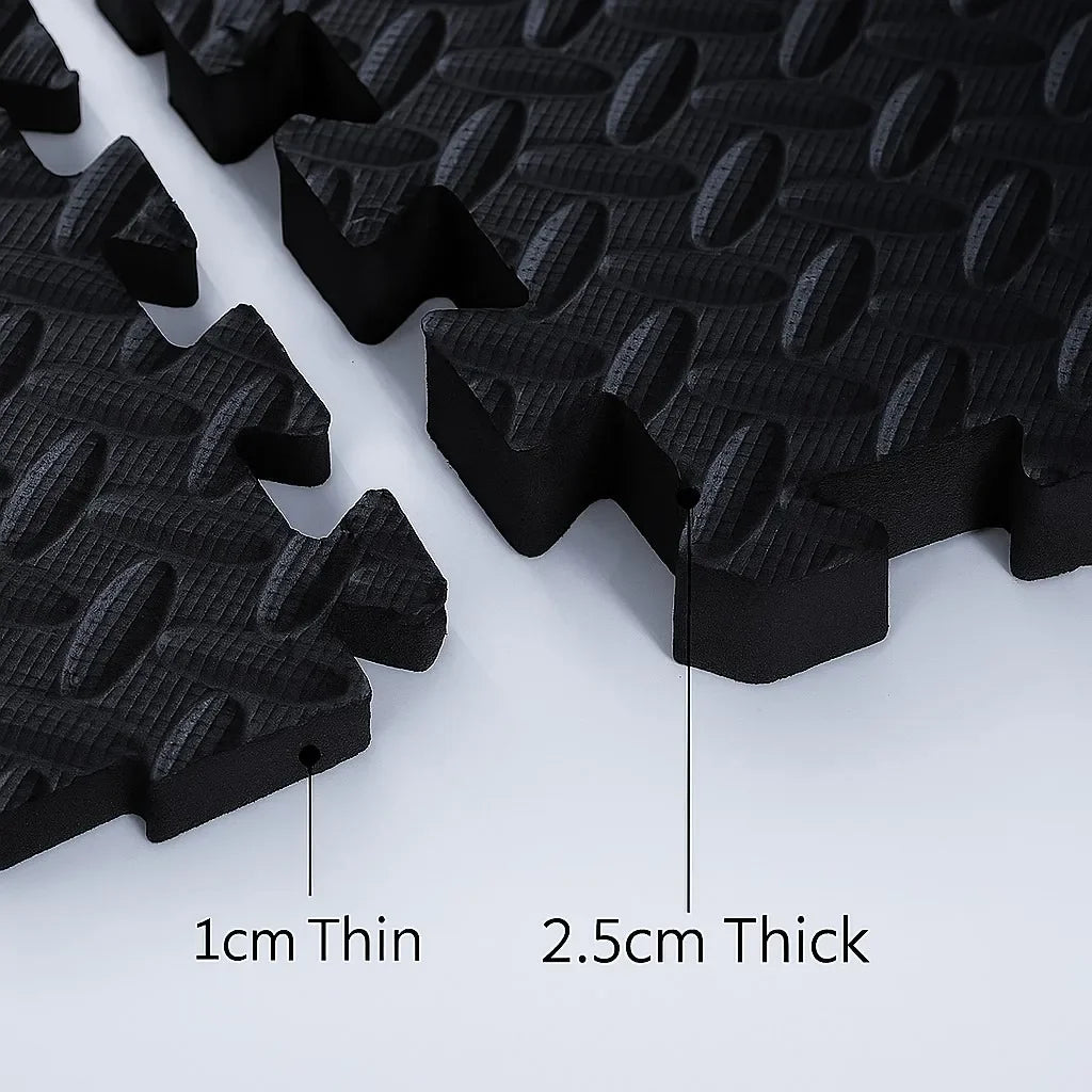 30*30*1/2.5CM Puzzle Mat for Children Baby Play Mat Kids Carpet Soundproof Gym Mat for Children's Room Activities Mat 2-16Pcs