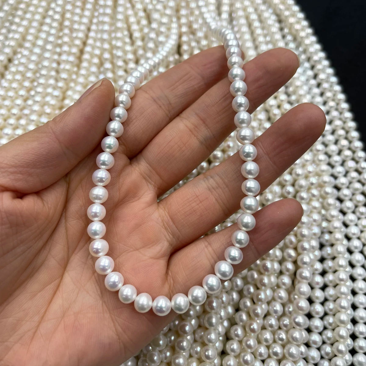Natural Freshwater Pearl Beads High Quality AA 36cm Punch Loose Beads for DIY Women Elegant Necklace Bracelet Jewelry Making