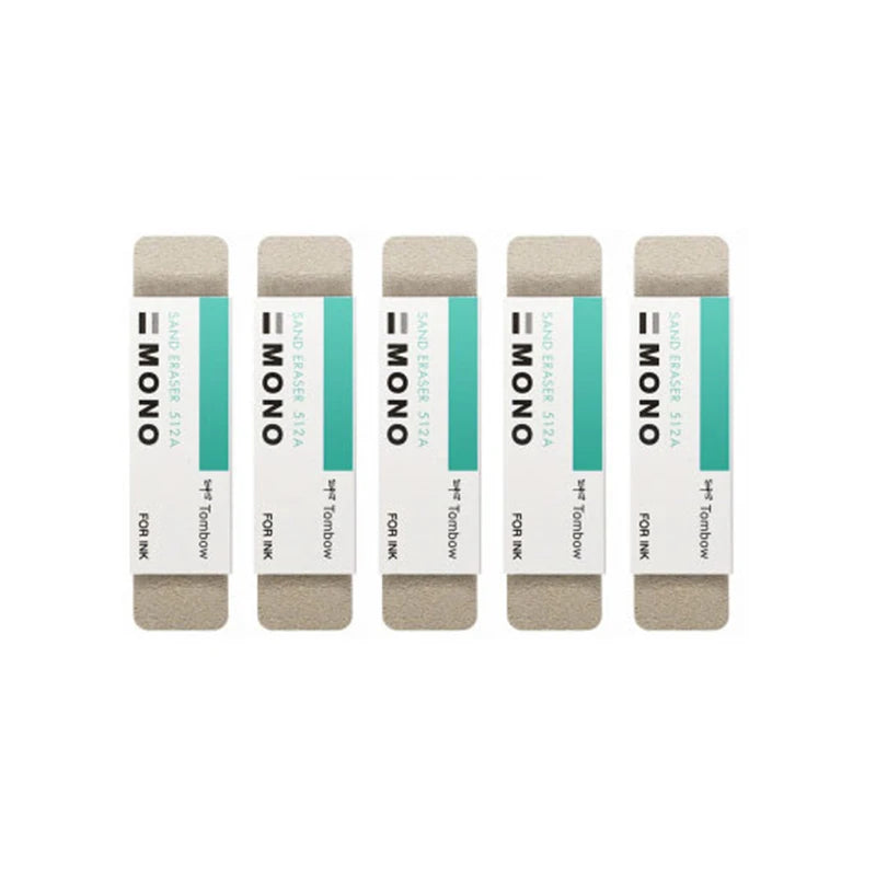 TOMBOW Mono Eraser ES-512A/ES-510A For Sand Eraser Scrub Rubber Double Head Ink Remover highlight School Supplies Erasers