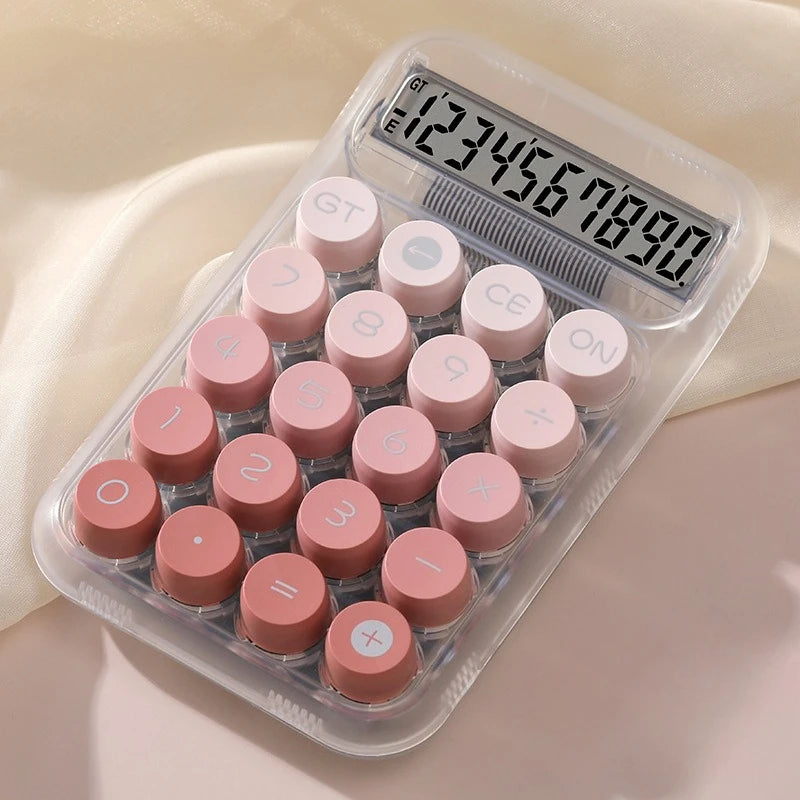 Calculator Office Commercial Transparent Dopamine Gradient Color Computer Cute High Appearance Level Calculator