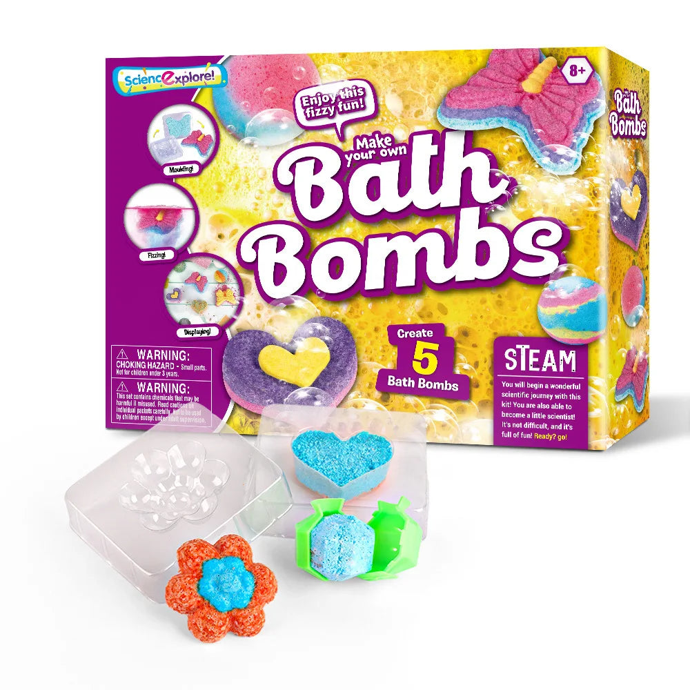 Science Experiment Kit Magic Science/Bouncy Ball/Soap/Disgusting Gross Slime  STEM TOYS for Kids Funny Science Explore Gifts