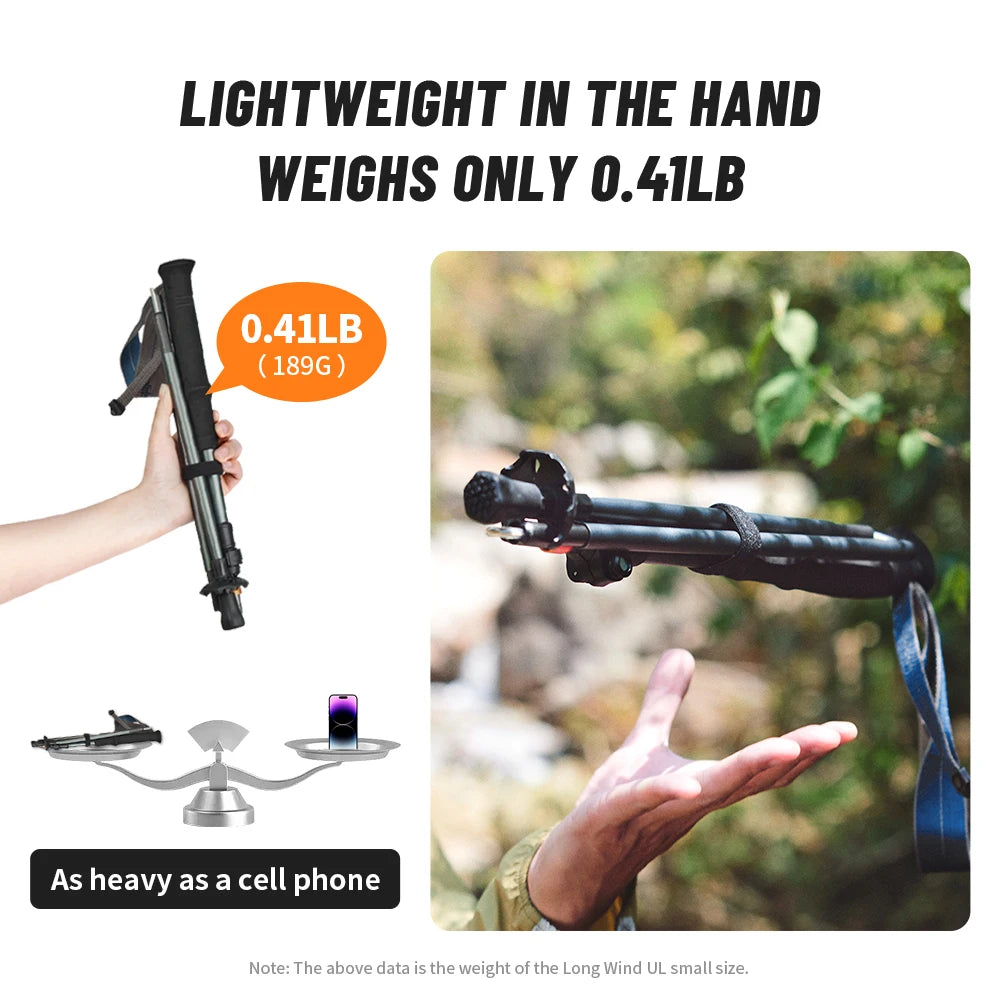 Naturehike Climbing Sticks Ultralight Outdoor Folding Trekking Poles Hiking Pole Collapsible Quick Lock Stick Carbon Fiber Poles