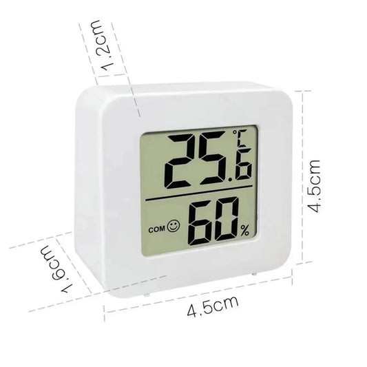 LCD Desktop Alarm Clock Transparent Calendar Weather and Digital Temperature and Humidity Display Home Appliance Smart Life