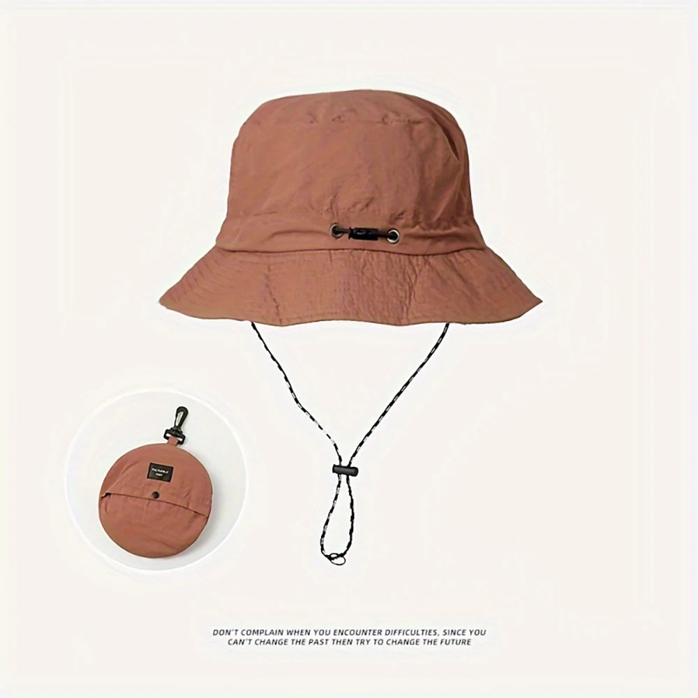 Summer Sun Hats UV Protection Outdoor Hunting Fishing Cap For Men Women Hiking Camping Visor Bucket Hat Neck Flap Fisherman Hat