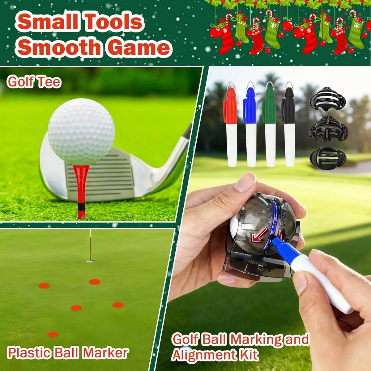 Golf-Themed Christmas Advent Calendar – 24-Day Gift Box for Men & Women