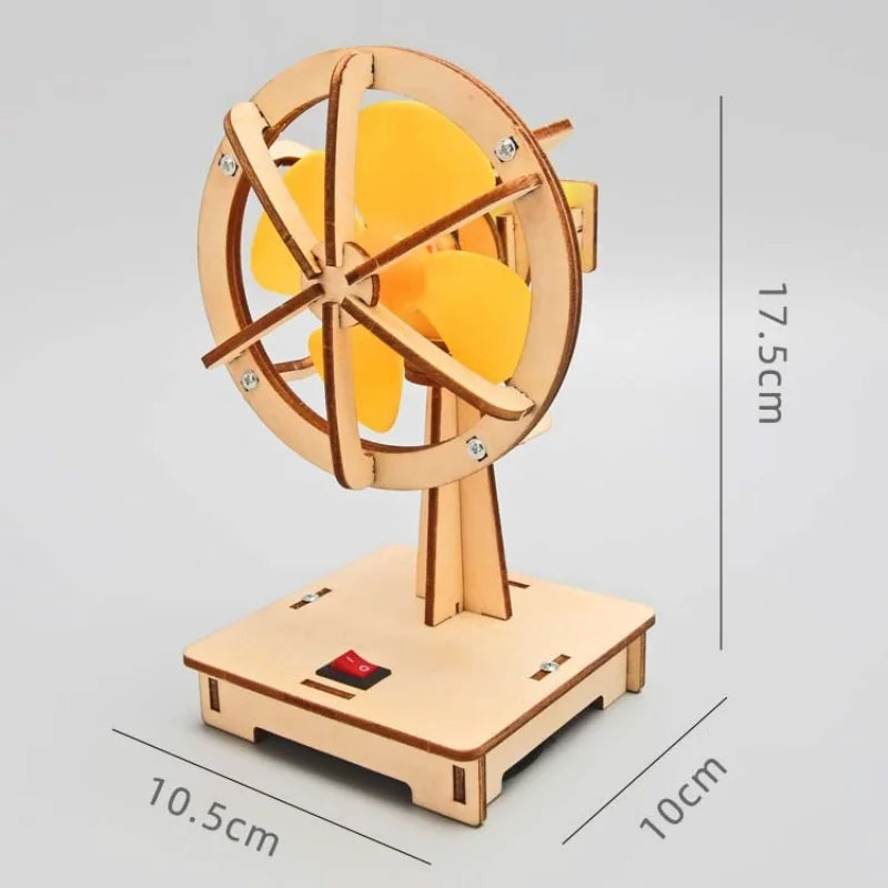 DIY Electric Shaking Fan Science Experiment Model Kit for Kids - Educational STEM Handcraft Project for Students Toy Kids Gift